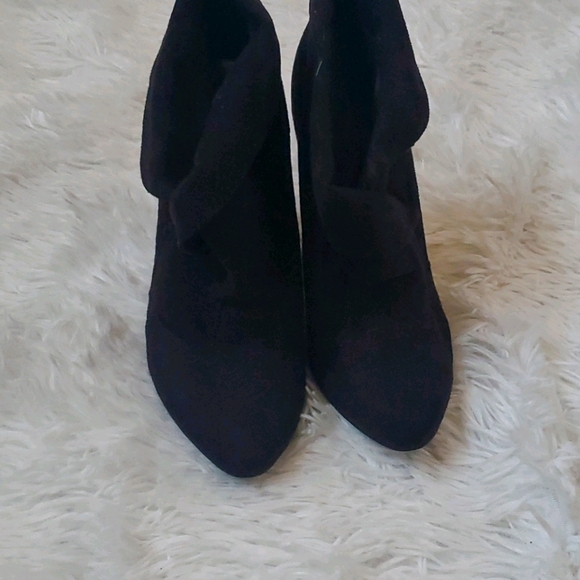 Quipid Faux Suede Fold Down Boots - Picture 2 of 5